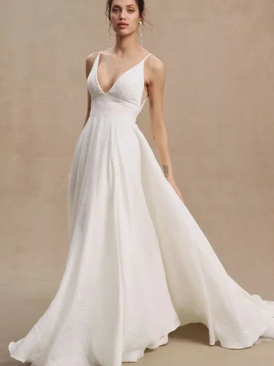 Jenny Yoo Persephone Wedding Gown Size 4 - Picture 4 of 16